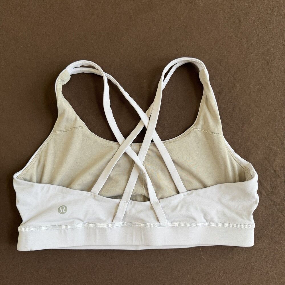 Lululemon Free To Be Serene Sports Bra Womens 10 Light Support Athletic Strappy